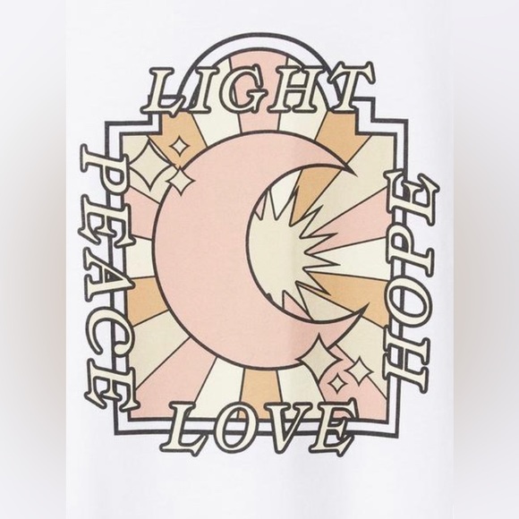 Super Cute NWT Torrid Celestial Good Vibes Tank Top - Picture 4 of 4